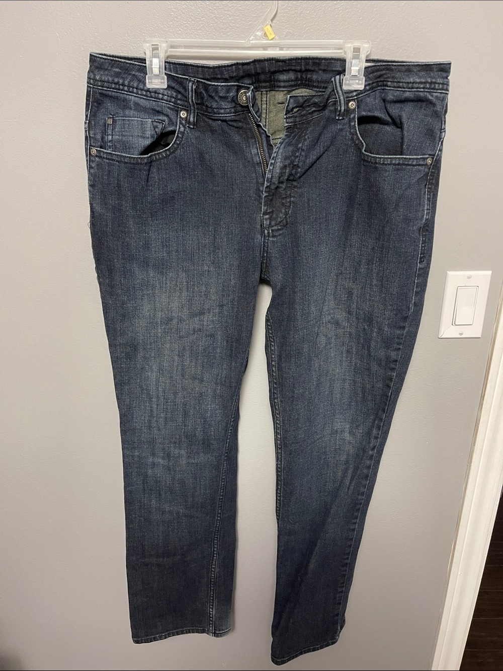 Jack-X Dark Wash Straight Leg Jeans